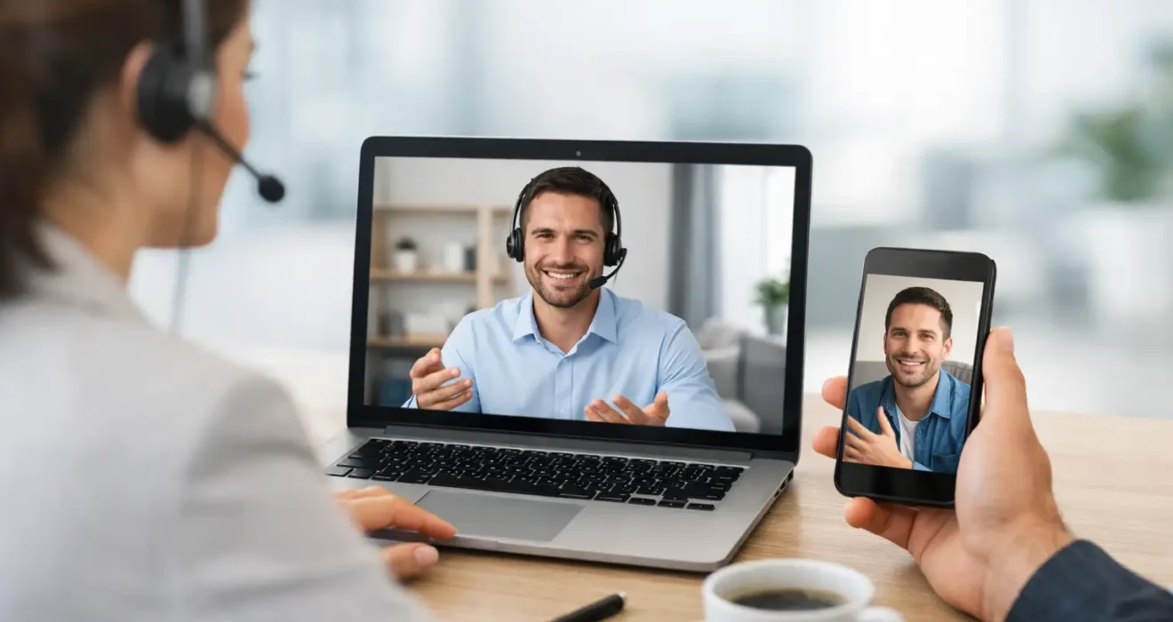 Videoatención para clientes remotos sin esperas