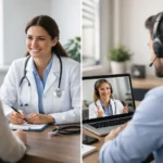 Atención presencial versus virtual con datos
